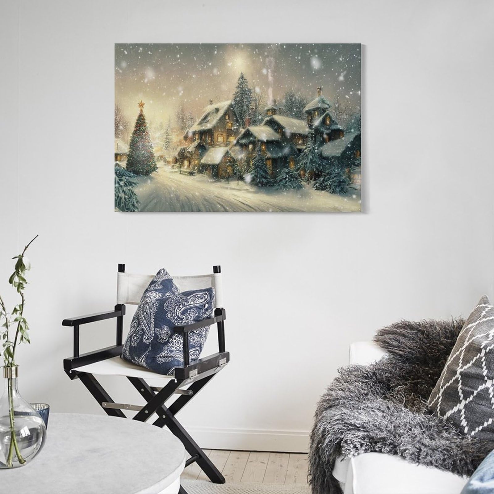 Amazon.co.jp: ヴィンテージ クリスマス ウォールアート レトロ 18世紀
